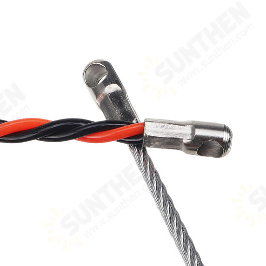 5-50m Electric Spiral Cable Push Puller Conduit Snake Cable Rodder Fish Tape Wire Guide 5-50m Electric Spiral Cable Push Puller Conduit Snake Cable Rodder Fish Tape Wire Guide