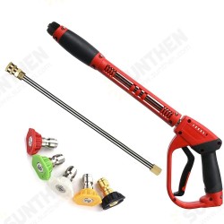 5000 PSI Tool Daily Deluxe Pressure Washer Spear with Replacement Wand Extension and 5 Nozzle Tips 5000 PSI Tool Daily Deluxe Pressure Washer Spear with Replacement Wand Extension and 5 Nozzle Tips