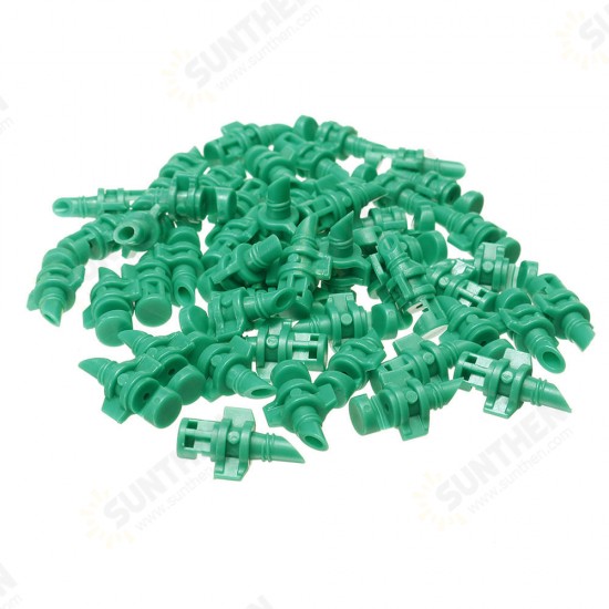 50Pcs Micro Garden Lawn Water Spray Misting Nozzle Sprinkler Irrigation 180° 50Pcs Micro Garden Lawn Water Spray Misting Nozzle Sprinkler Irrigation 180°