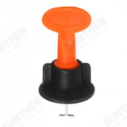 50pcs Flat Ceramic Floor Wall Construction Tools Reusable Tile Leveling System Kittile Kit