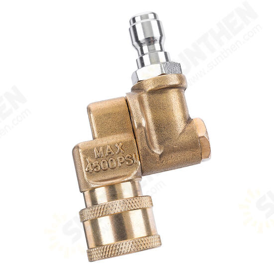 5Pcs 2.0 GPM High Pressure Washer Spray Nozzle Tips with Connector 1/4 Inch Quick-connect 4500PSI 90° Rotary Connector 5Pcs 2.0 GPM High Pressure Washer Spray Nozzle Tips with Connector 1/4 Inch Quick-connect 4500PSI 90° Rotary Connector