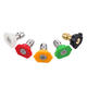 5Pcs 2.0 GPM High Pressure Washer Spray Nozzle Tips with Connector 1/4 Inch Quick-connect 4500PSI 90° Rotary Connector 5Pcs 2.0 GPM High Pressure Washer Spray Nozzle Tips with Connector 1/4 Inch Quick-connect 4500PSI 90° Rotary Connector