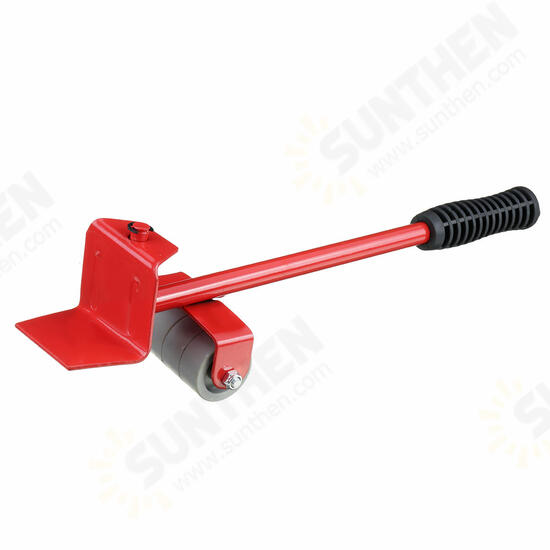 5Pcs Red Furniture Mover Heavy Duty Lifter Mover Transport Set Furniture Roller Tool