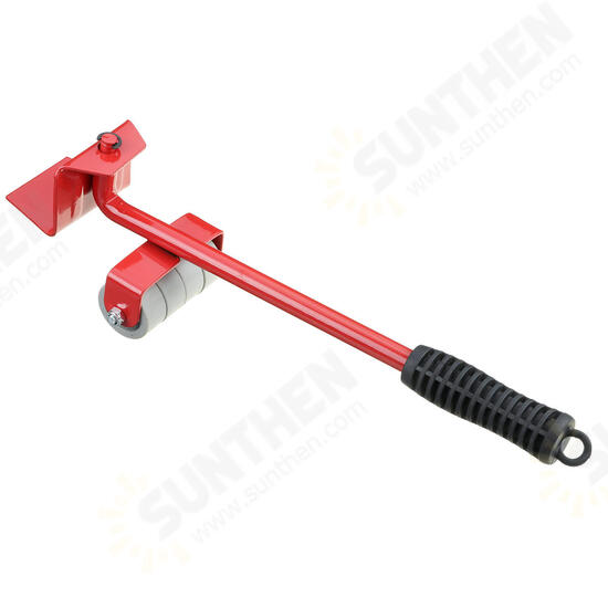 5Pcs Red Furniture Mover Heavy Duty Lifter Mover Transport Set Furniture Roller Tool