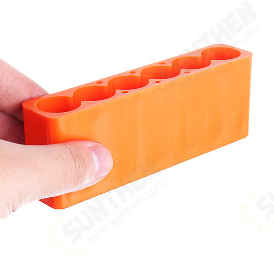 6 Holes 18650 Battery Clamp Battery Mounting Jig For Battery Spot Welding Machine 6 Holes 18650 Battery Clamp Battery Mounting Jig For Battery Spot Welding Machine