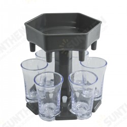 6 Shot Glass Dispenser Holder Liquid Dispenser Drinking Games Party Beverage Separator Tools 6 Shot Glass Dispenser Holder Liquid Dispenser Drinking Games Party Beverage Separator Tools