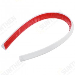 60/120/150/200cm Flexible Water-retaining Strip Bathroom Floor Partition Self-adhesive Mesa Silicone 360° Bending At Will Waterproof Strip -White 60/120/150/200cm Flexible Water-retaining Strip Bathroom Floor Partition Self-adhesive Mesa Silicone 360° Bending At Will Waterproof Strip -White