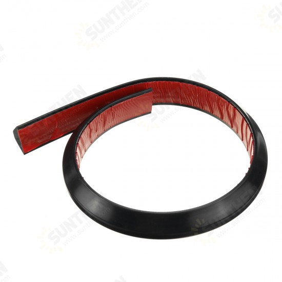 60/120/150/200cm Flexible Water-retaining Strip Bathroom Floor Partition Self-adhesive Mesa Silicone 360° Bending At Will Waterproof Strip -Black