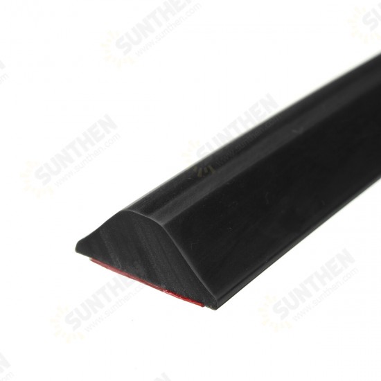 60/120/150/200cm Flexible Water-retaining Strip Bathroom Floor Partition Self-adhesive Mesa Silicone 360° Bending At Will Waterproof Strip -Black