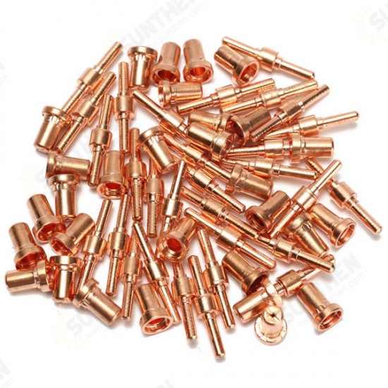 60pcs Consumables Extended Long Tip Electrodes and Nozzles for PT31 LG40 40A Air Plasma Cutter 60pcs Consumables Extended Long Tip Electrodes and Nozzles for PT31 LG40 40A Air Plasma Cutter