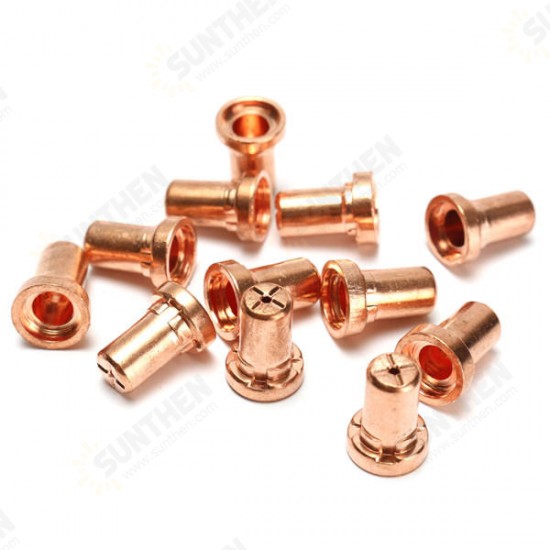60pcs Consumables Extended Long Tip Electrodes and Nozzles for PT31 LG40 40A Air Plasma Cutter 60pcs Consumables Extended Long Tip Electrodes and Nozzles for PT31 LG40 40A Air Plasma Cutter