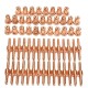 60pcs Consumables Extended Long Tip Electrodes and Nozzles for PT31 LG40 40A Air Plasma Cutter 60pcs Consumables Extended Long Tip Electrodes and Nozzles for PT31 LG40 40A Air Plasma Cutter