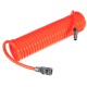 6.5mm Inner Diameter PU Spriral Air Hose 6-15 Meters Long with Bend Restrictor 1/4 Inch Quick Coupler and Plug 6.5mm Inner Diameter PU Spriral Air Hose 6-15 Meters Long with Bend Restrictor 1/4 Inch Quick Coupler and Plug