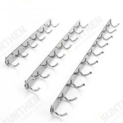 6/8/10 Hook Bathroom Kitchen Bedroom Wall Hanger Cloth Towel Hook 6/8/10 Hook Bathroom Kitchen Bedroom Wall Hanger Cloth Towel Hook