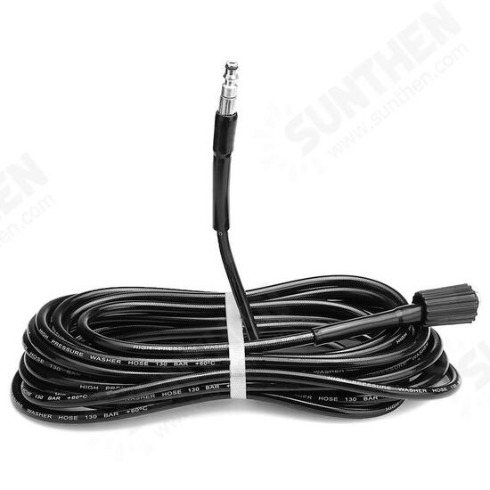 6M High Pressure Washer Hose Black 130Bar Washing Machine Car Wash For VAX 6M High Pressure Washer Hose Black 130Bar Washing Machine Car Wash For VAX