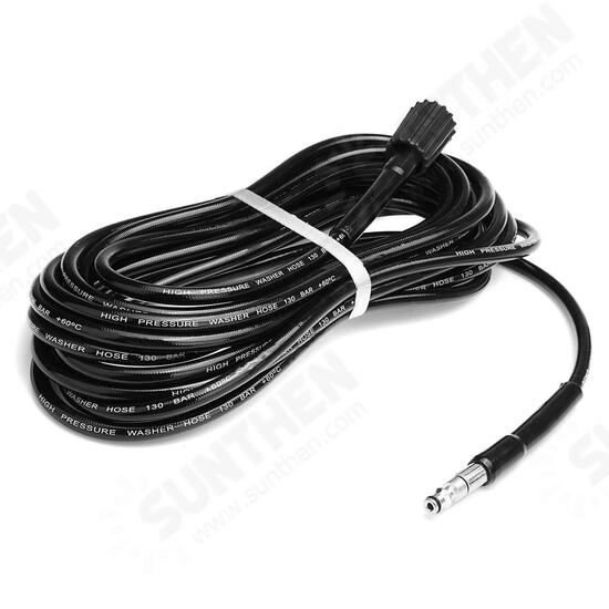 6M High Pressure Washer Hose Black 130Bar Washing Machine Car Wash For VAX 6M High Pressure Washer Hose Black 130Bar Washing Machine Car Wash For VAX