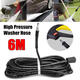 6M High Pressure Washer Hose Black 130Bar Washing Machine Car Wash For VAX 6M High Pressure Washer Hose Black 130Bar Washing Machine Car Wash For VAX