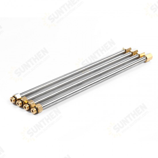6PCS High Pressure Washer Extension Spray Lance Wand 1/4 Inch With 10pcs O-ring 6PCS High Pressure Washer Extension Spray Lance Wand 1/4 Inch With 10pcs O-ring