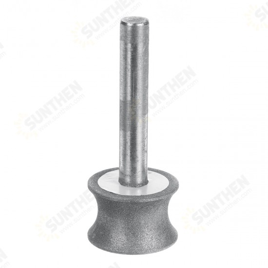 6mm 2-12mm Shank 400# Diamond Grinding Wheel for Glass Plane Arc Chamfering 6mm 2-12mm Shank 400# Diamond Grinding Wheel for Glass Plane Arc Chamfering
