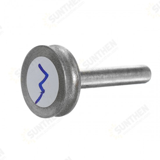 6mm 2-12mm Shank 400# Diamond Grinding Wheel for Glass Plane Arc Chamfering 6mm 2-12mm Shank 400# Diamond Grinding Wheel for Glass Plane Arc Chamfering