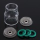 6pcs TIG Welding Torch Gas Lens Kit Glass Pyrex Cup For WP-9 & WP-17 6pcs TIG Welding Torch Gas Lens Kit Glass Pyrex Cup For WP-9 & WP-17