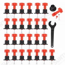 76pcs Flat Ceramic Level Wedges Tile Spacers For Flooring Wall Tile Spacer Tile Leveling System Leveler Locator Spacers Plier