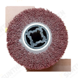 80 GRIT Fiber Nylon Stainless Steel Wire Drawing Polishing Wheel Special Abrasive Cloth Wheel For Wire Drawing Machine Flying Wing Wheel