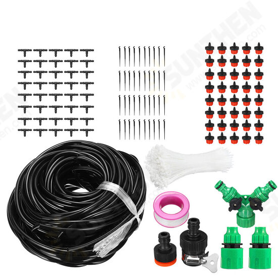 8/20/30/40m Garden Automatic Drip Irrigation Set Adjustable DIY Irrigation Kit