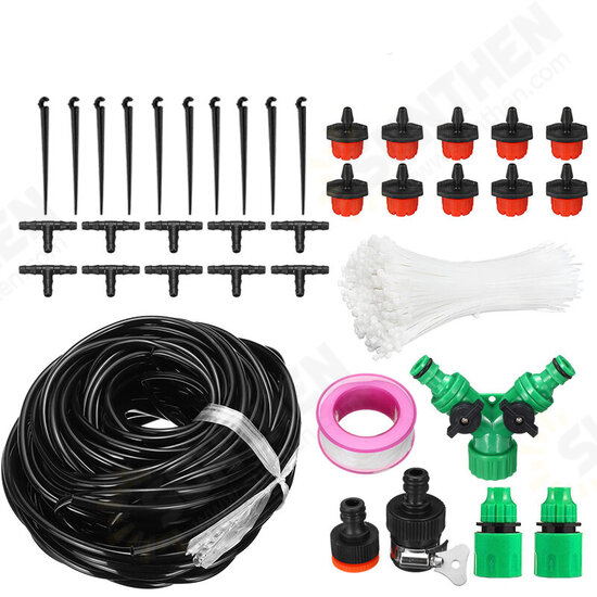 8/20/30/40m Garden Automatic Drip Irrigation Set Adjustable DIY Irrigation Kit