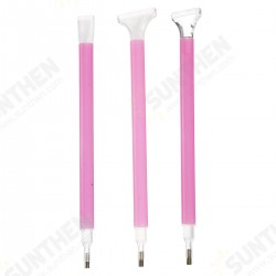 84/100/124Pcs Diamond Painting Box Diamond Jewelry Cross Stitch Grids Tool Kit