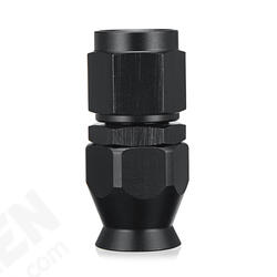 AN-6 Straight Stealth Black Fuel Hose Pipes Fittings AN6 Connector AN-6 Straight Stealth Black Fuel Hose Pipes Fittings AN6 Connector