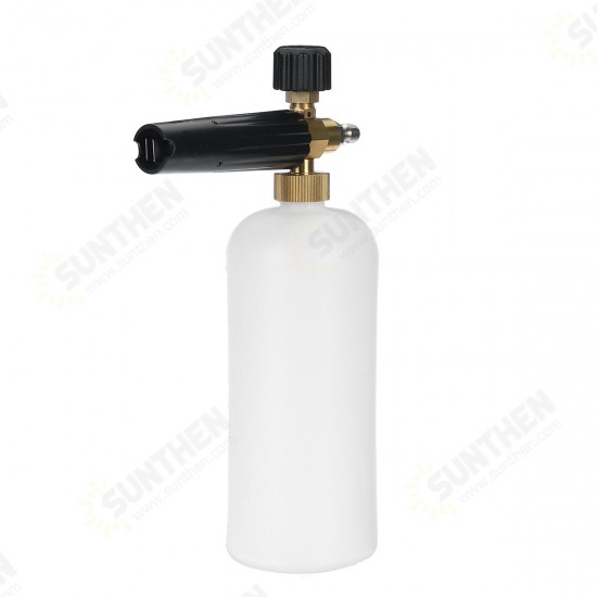 Adjustable Snow Foam Lance Sprayer Washer Soap Bottle Car Pressure Washer 1L Adjustable Snow Foam Lance Sprayer Washer Soap Bottle Car Pressure Washer 1L