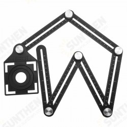Aluminum Alloy Universal Six-Sided Angle Measuring LocatorMeasuring Ruler Aluminum Alloy Universal Six-Sided Angle Measuring LocatorMeasuring Ruler