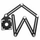 Aluminum Alloy Universal Six-Sided Angle Measuring LocatorMeasuring Ruler Aluminum Alloy Universal Six-Sided Angle Measuring LocatorMeasuring Ruler