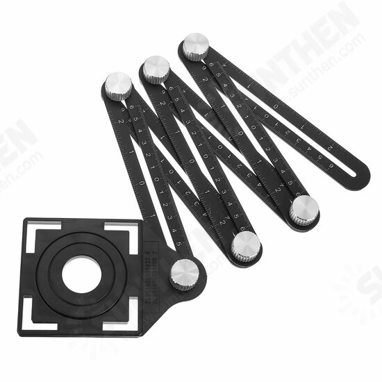 Aluminum Alloy Universal Six-Sided Angle Measuring LocatorMeasuring Ruler Aluminum Alloy Universal Six-Sided Angle Measuring LocatorMeasuring Ruler