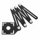 Aluminum Alloy Universal Six-Sided Angle Measuring LocatorMeasuring Ruler Aluminum Alloy Universal Six-Sided Angle Measuring LocatorMeasuring Ruler