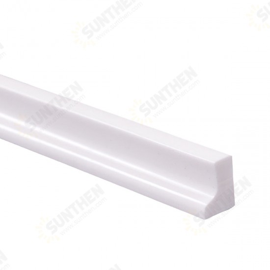 Bathroom Kitchen Foldable Water Stopper Self-adhesive Rubber Dam Shower Barrier White/Transparent Bathroom Kitchen Foldable Water Stopper Self-adhesive Rubber Dam Shower Barrier White/Transparent