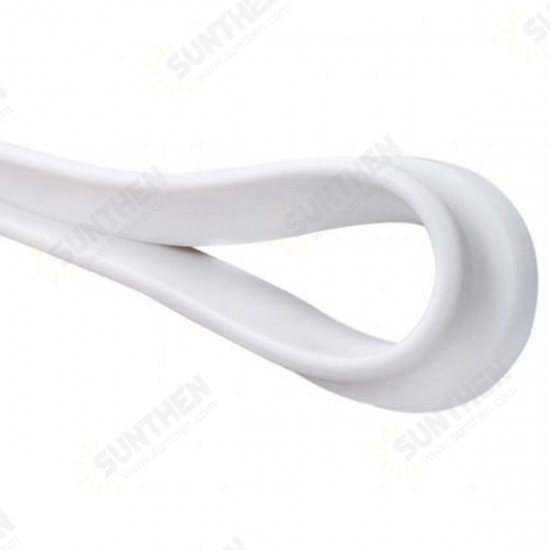 Bathroom Kitchen Foldable Water Stopper Self-adhesive Rubber Dam Shower Barrier White/Transparent Bathroom Kitchen Foldable Water Stopper Self-adhesive Rubber Dam Shower Barrier White/Transparent