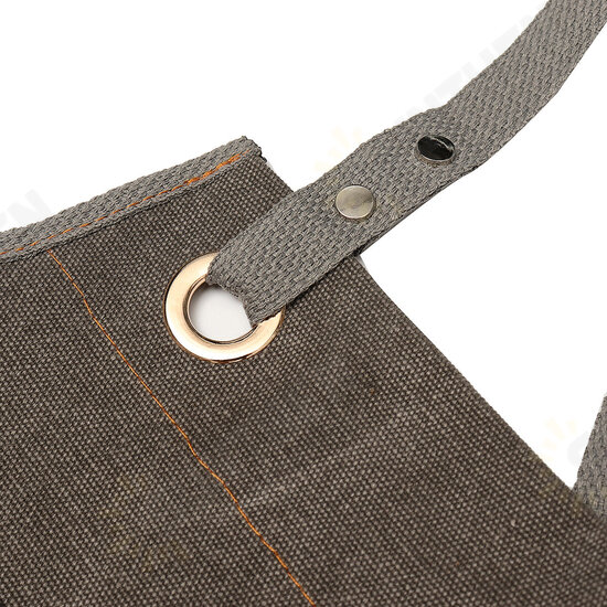 Canvas Woodworking Apron Shop Apron Pockets Waxed Wax Cloth Waterproof Apron Chef Tool Storage Canvas Woodworking Apron Shop Apron Pockets Waxed Wax Cloth Waterproof Apron Chef Tool Storage