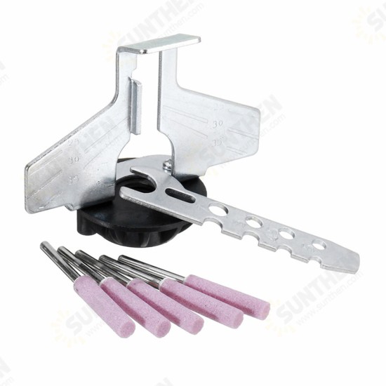 Chain Saw Sharpening Attachment Grinding Stone Wrench Caliper Chain Sharpen Set