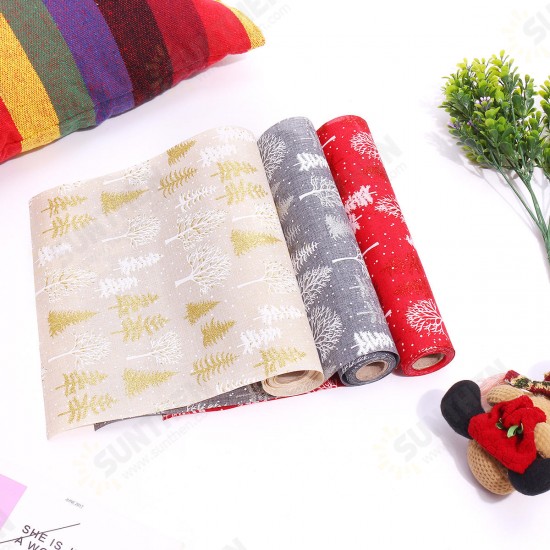 Christmas Tree Table Flag Tablecloths Polyester Fiber Table Decorations XMAS Christmas Tree Table Flag Tablecloths Polyester Fiber Table Decorations XMAS