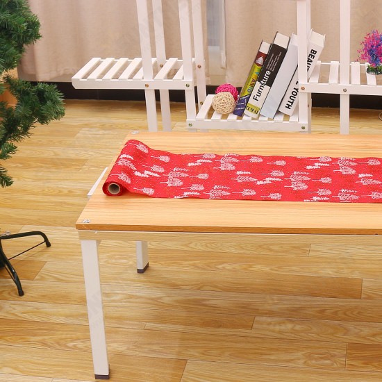 Christmas Tree Table Flag Tablecloths Polyester Fiber Table Decorations XMAS Christmas Tree Table Flag Tablecloths Polyester Fiber Table Decorations XMAS
