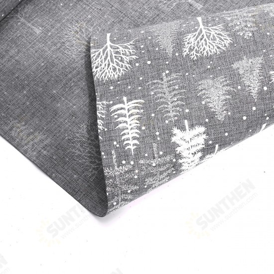 Christmas Tree Table Flag Tablecloths Polyester Fiber Table Decorations XMAS Christmas Tree Table Flag Tablecloths Polyester Fiber Table Decorations XMAS