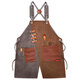 Cowboy Denim Apron Shop Apron Pockets Waxed Wax Cloth Waterproof Apron Woodworking Chef Tool Storage Cowboy Denim Apron Shop Apron Pockets Waxed Wax Cloth Waterproof Apron Woodworking Chef Tool Storage