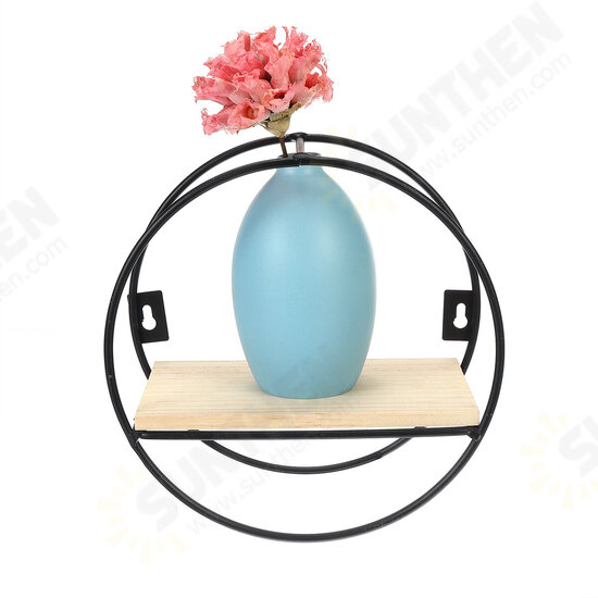 Creative Wall Mounted Iron Shelf Storage Rack Holder Display Home Decor Creative Wall Mounted Iron Shelf Storage Rack Holder Display Home Decor
