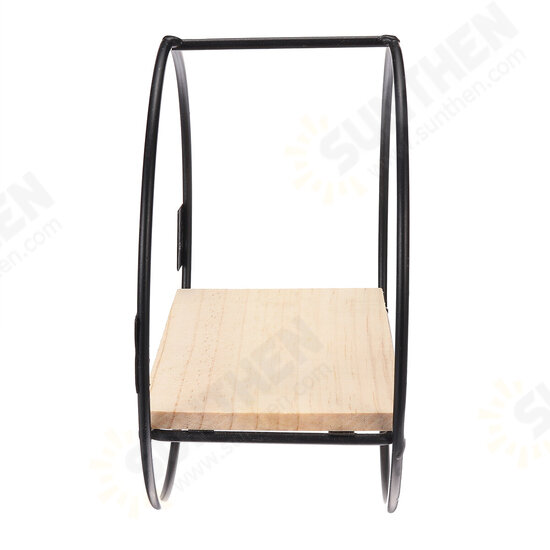 Creative Wall Mounted Iron Shelf Storage Rack Holder Display Home Decor Creative Wall Mounted Iron Shelf Storage Rack Holder Display Home Decor