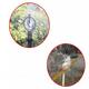 DN15 1/2 Inch Alloy Butterfly/Rain Shower Nozzle 360 Degree for Lawn Gardening Agricultural DN15 1/2 Inch Alloy Butterfly/Rain Shower Nozzle 360 Degree for Lawn Gardening Agricultural
