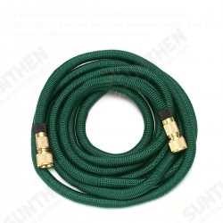 Dark Green Expandable Flexible Water Hoses Telescopic Pipe Full Copper Connector for Car Wash Tool Dark Green Expandable Flexible Water Hoses Telescopic Pipe Full Copper Connector for Car Wash Tool