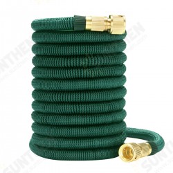 Dark Green Expandable Flexible Water Hoses Telescopic Pipe Full Copper Connector for Car Wash Tool Dark Green Expandable Flexible Water Hoses Telescopic Pipe Full Copper Connector for Car Wash Tool