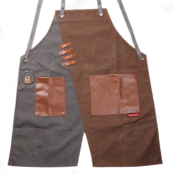 Denim Apron Korean Style Male Work Clothes Barber Cafe Shop Waiter Female Waist Custom Logo Work Apron Denim Apron Korean Style Male Work Clothes Barber Cafe Shop Waiter Female Waist Custom Logo Work Apron